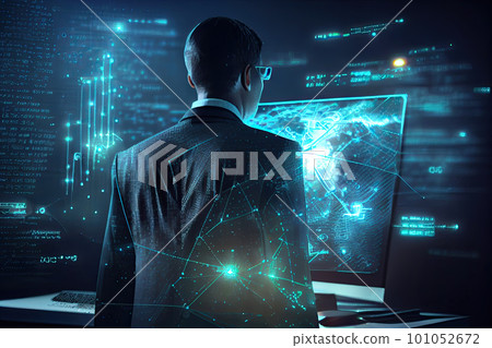 concept of AI helping people concept of AI helping people 101052672