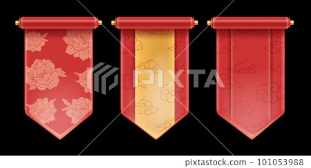 3D Chinese scroll set 101053988