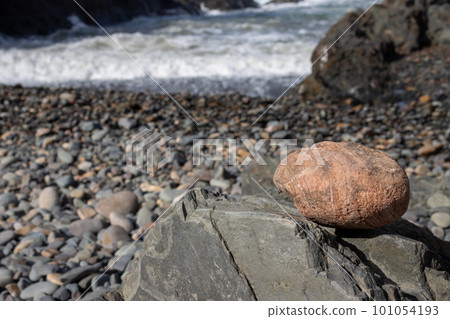 Pebbles on Pena Horadada, Fuerteventura 101054193