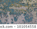 Texture of old paint on concrete wall, color 101054558