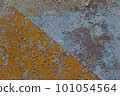 Texture of old paint on concrete wall, color 101054564