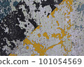Texture of old paint on concrete wall, color 101054569