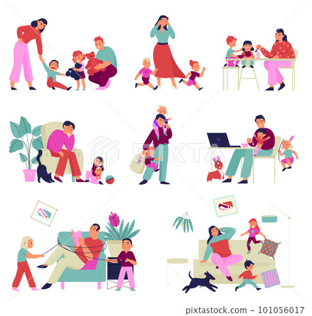 Stressed Parenting Set 101056017