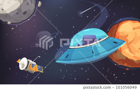 Aliens Cartoon Concept 101056049
