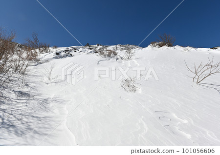 殘雪期從那須岳登山道看到的風景 101056606