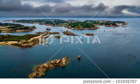 Brehat Island, Ile de Brehat, In The English Channel At The Coast of Brittany In France Brehat Island, Ile de Brehat, In The English Channel At The Coast of Brittany In France 101056787