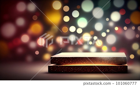 Generative AI, Exquisite and Opulent Luxury Product Stand on Stunning Bokeh Background for Displaying and Highlighting High Value Products with Elegance and Panache Generative AI, Exquisite and Opulent Luxury Product Stand on Stunning Bokeh Background for Displaying and Highlighting High Value Products with Elegance and Panache 101060777