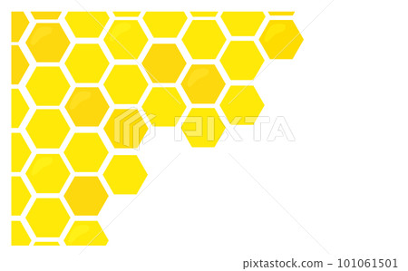 蜂蜜背景素材左頂裝飾 蜂蜜背景素材左頂裝飾 101061501