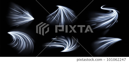 White fast speed trail, blur motion effect vector White fast speed trail, blur motion effect vector 101062247