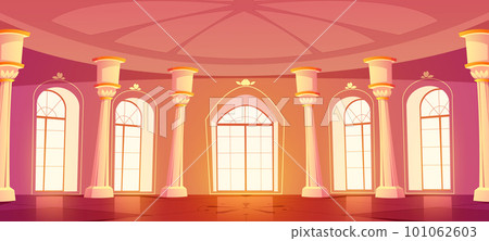 Ballroom interior in royal castle or palace 101062603
