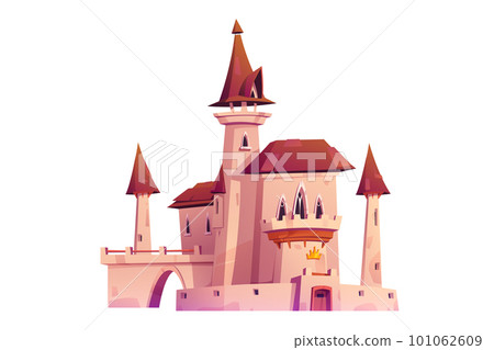 Magic princess palace, medieval royal castle 101062609