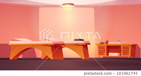 Spa salon room interior with furniture 101062745