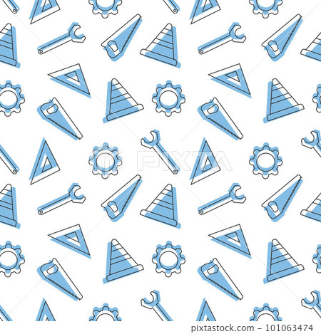 Happy Labor Day Seamless Pattern Design Illustration with Different Professions in Template Hand Drawn Happy Labor Day Seamless Pattern Design Illustration with Different Professions in Template Hand Drawn 101063474
