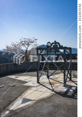 Sakitsu Village Chapel Bell Observation Park and cherry blossoms in full bloom Sakitsu Village Chapel Bell Observation Park and cherry blossoms in full bloom 101063548