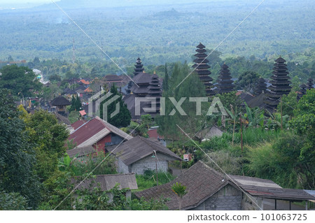 Bali Hindu temple "Besakih Temple" photographed in 2023 Bali Hindu temple "Besakih Temple" photographed in 2023 101063725