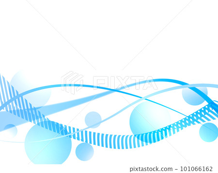 簡單的藍色波浪 101066162