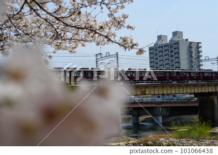 Hankyu Imazu Line Rail Bridge Hankyu Imazu Line Rail Bridge 101066438