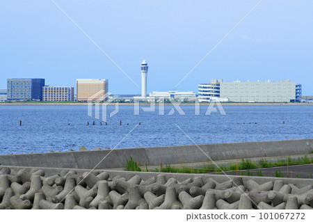 Central Japan International Airport Centrair seen from the opposite bank Central Japan International Airport Centrair seen from the opposite bank 101067272