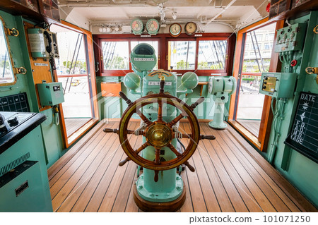 Inside the sailing ship Nippon Maru anchored at Minato Mirai, Yokohama City, Kanagawa Prefecture 101071250
