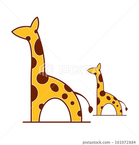 Giraffe logo icon design Giraffe logo icon design 101072884