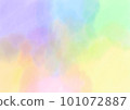 多彩的水彩背景與柔和的氣氛 101072887