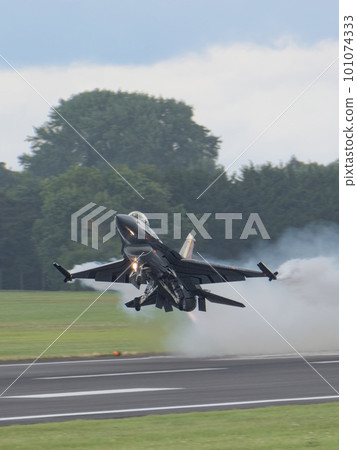 Belgian Air Force F-16 Display Team Takeoff 101074333