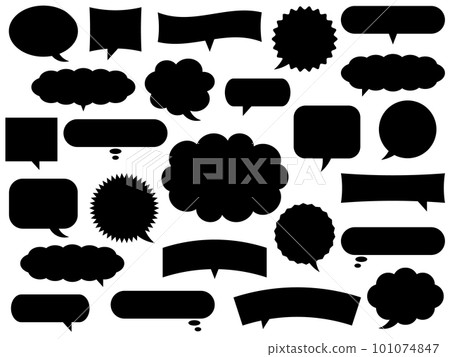 一套 25 個簡單的黑色氣球 101074847