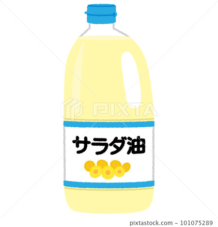 illustration of salad oil 101075289