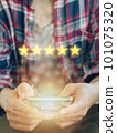 Businessmen are the symbol of the world's leading service, 5-star quality assurance, quality assurance, ISO standards, the concept of global standardization, satisfaction of customer service. 101075320