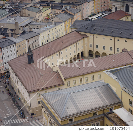 Salzburg Austria inner city with churches 101075494