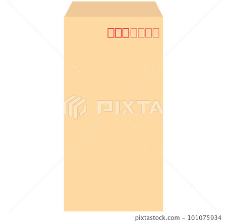 Cho 3 Envelope Chogata No. 3 Brown Envelope Kraft Paper Vector Illustration Cho 3 Envelope Chogata No. 3 Brown Envelope Kraft Paper Vector Illustration 101075934