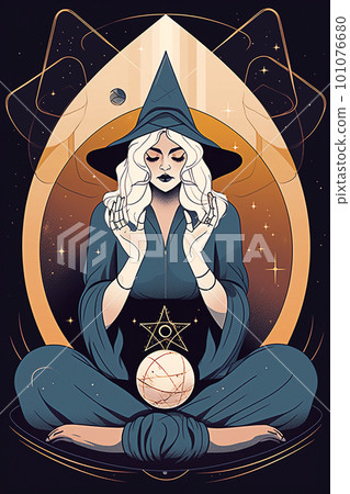 divination and fortune telling. Generative AI 101076680