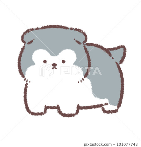 阿拉斯加雪橇犬小狗圖 101077748