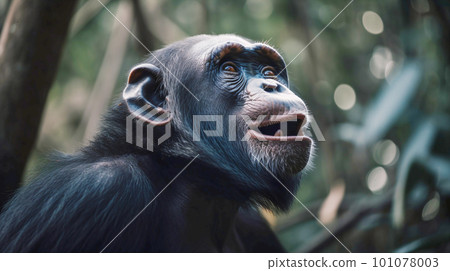 chimpanzee in the wild chimpanzee in the wild 101078003
