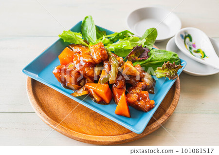 Sweet and sour pork Sweet and sour pork 101081517