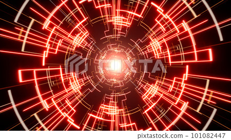 Red Electrical Technology Circuit Pattern Line Art Texture Red Electrical Technology Circuit Pattern Line Art Texture 101082447