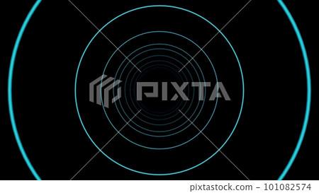 Fading Cyan Color Thin Concentric Circles Overlay Background Fading Cyan Color Thin Concentric Circles Overlay Background 101082574