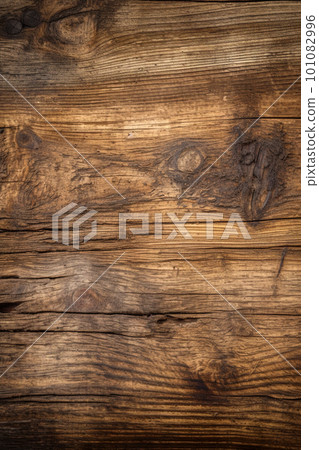 Wooden texture. Rustic wood texture. Wood background. Wooden plank floor background 101082996