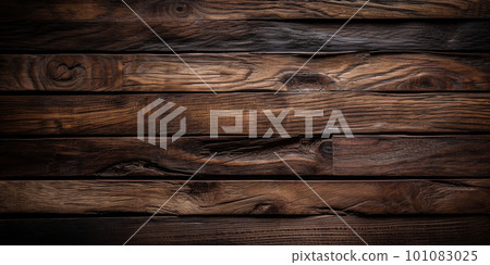 Dark wooden texture. Rustic three-dimensional wood texture. Wood background. Modern wooden facing background 101083025