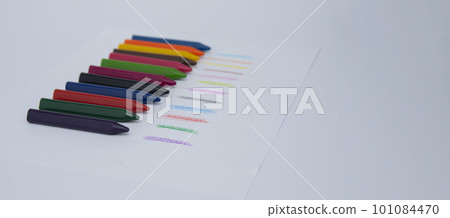 Colorful Pastel oil pancils .close -up.copy and space. Colorful Pastel oil pancils .close -up.copy and space. 101084470