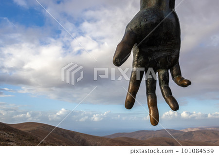 Opened hand of a statue, Spain 101084539