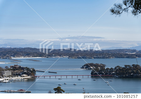 Three Views of Japan in Winter Matsushima Three Views of Japan in Winter Matsushima 101085257