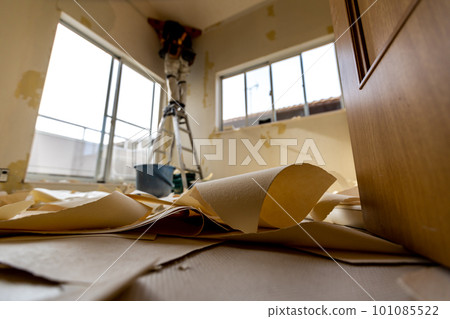 Renovation of the children's room Paste the wallpaper Renovation of the children's room Paste the wallpaper 101085522