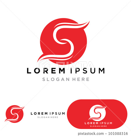 Business corporate S letter logo 101088316