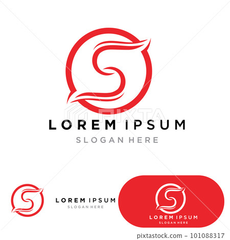 Business corporate S letter logo 101088317