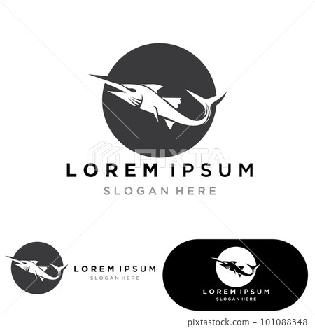 Fish logo template Fish logo template 101088348