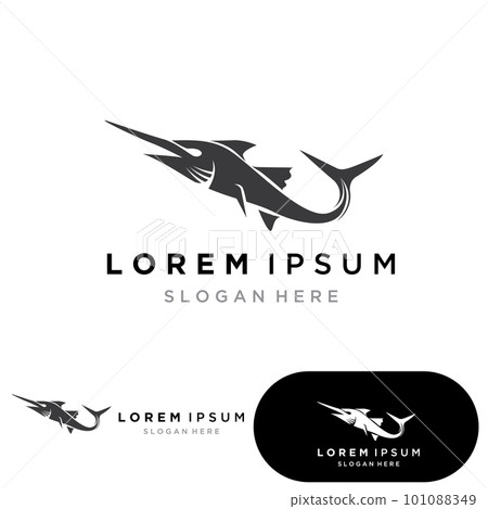 Fish logo template Fish logo template 101088349