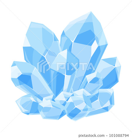 Gemstone illustration _ crystal Gemstone illustration _ crystal 101088794