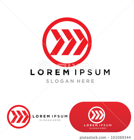 Faster Logo Template vector icon 101089344