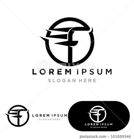 F Letter vector icon F Letter vector icon 101089346